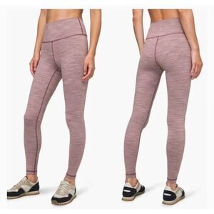 Lululemon Wunder Under Mulberry Leggings Size 10